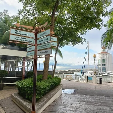 Straits Quay Marina Suites Penang By Aurorahomes Bagan Jermal Bagian luar foto